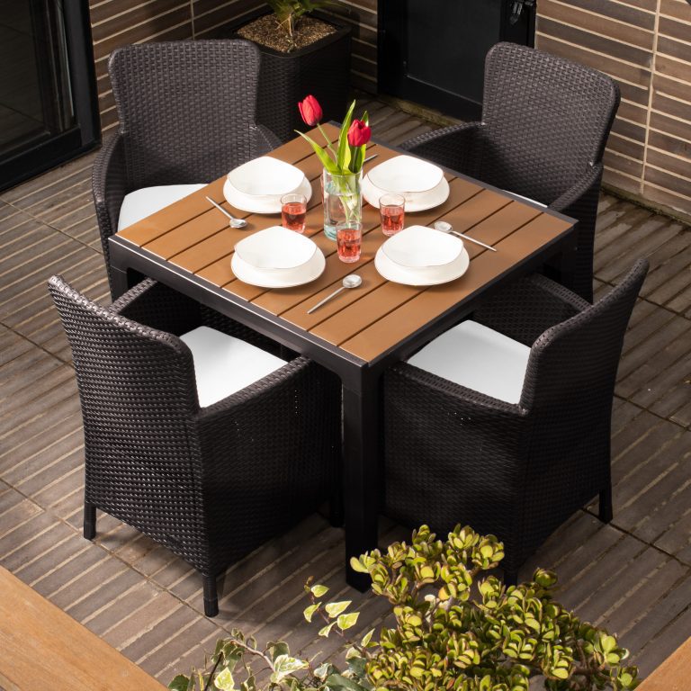 Comedor Capri 4P - Wengue - MQ - 13 COMEDOR TERRAZA
