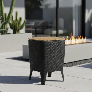 Mesa Hielera Para Balcón