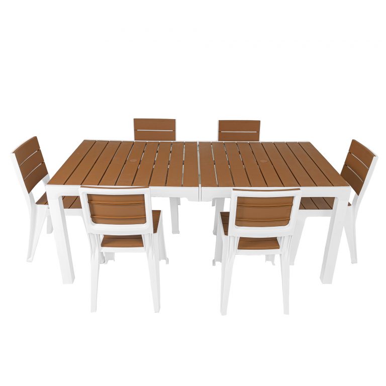 Comedor - Madeira - Sin Brazos - Caramelo - 6P - 01