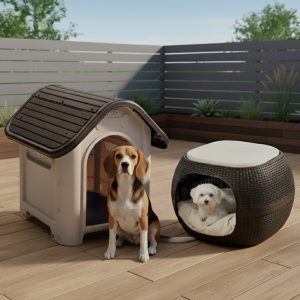 Combo Casa Mediada + Cama Para Mascotas