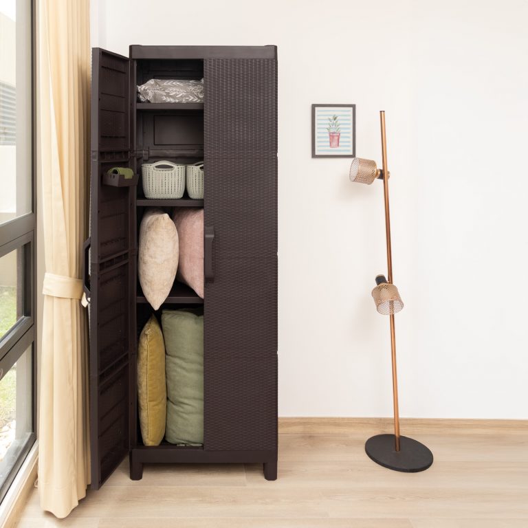 Armario exterior grande xl puerta abierta