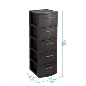 Cajonera plastica wengue medidas