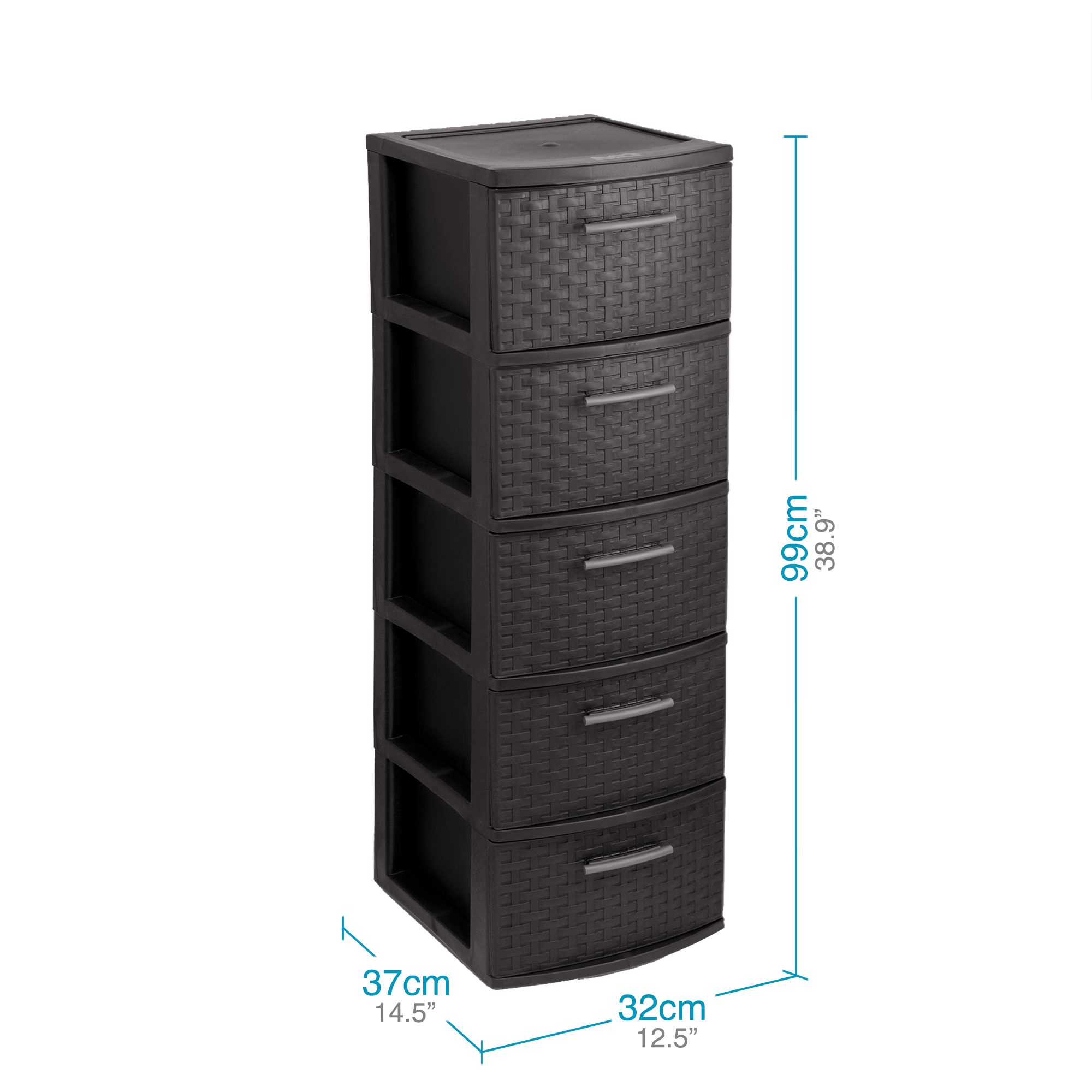 Cajonera plastica wengue medidas