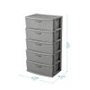 Cajonera plastica 5 niveles