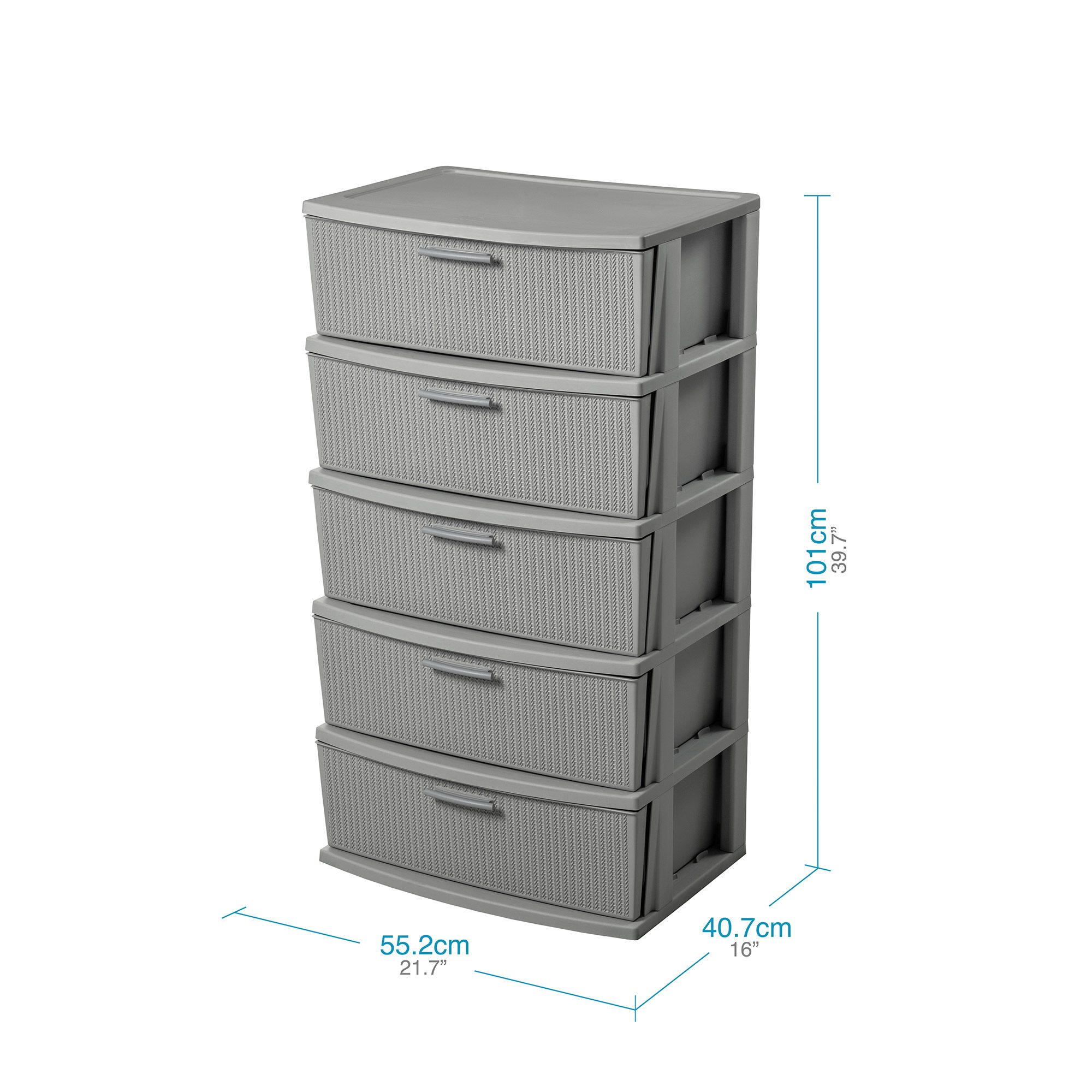 Cajonera plastica 5 niveles