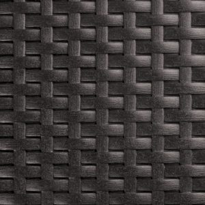 Sala esquinera jardin exterior L textura tipo ratan