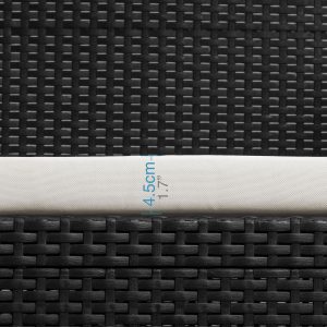 Sala exterior jardin 6 puestos terraza cojineria basica