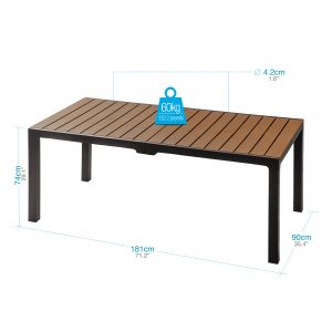 Comedor exterior 6 puestos isometrica mesa Comedor exterior 6 puestos isometrica mesa