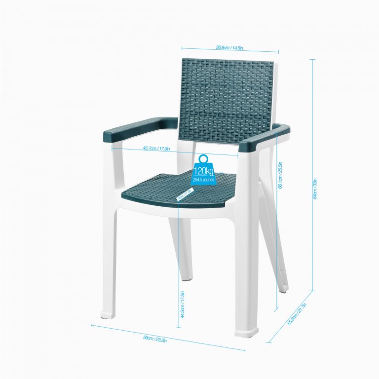 Comedor exterior 4 puestos fondo blanco silla isometrica Comedor exterior 4 puestos fondo blanco silla isometrica