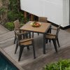 Comedor exterior desayunador jardin 4 puestos