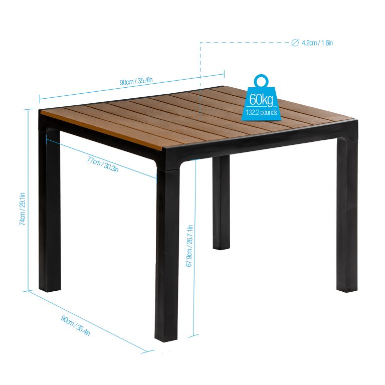 Comedor exterior 4 personas textura isometrica mesa Comedor exterior 4 personas textura isometrica mesa