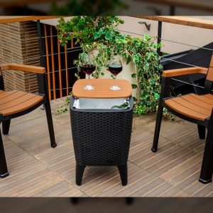 Mesa hielera exterior