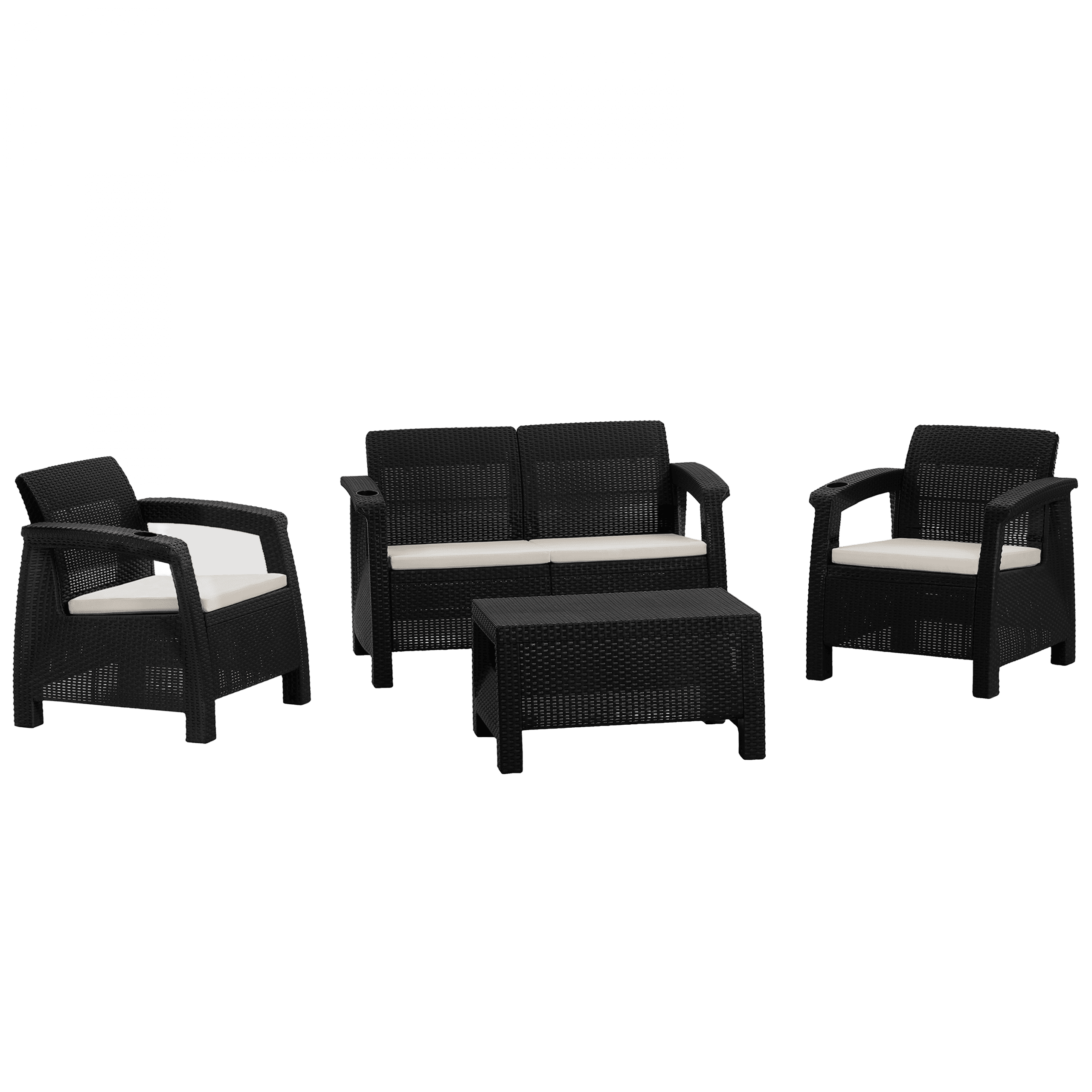 Sala exterior jardin 4 puestos