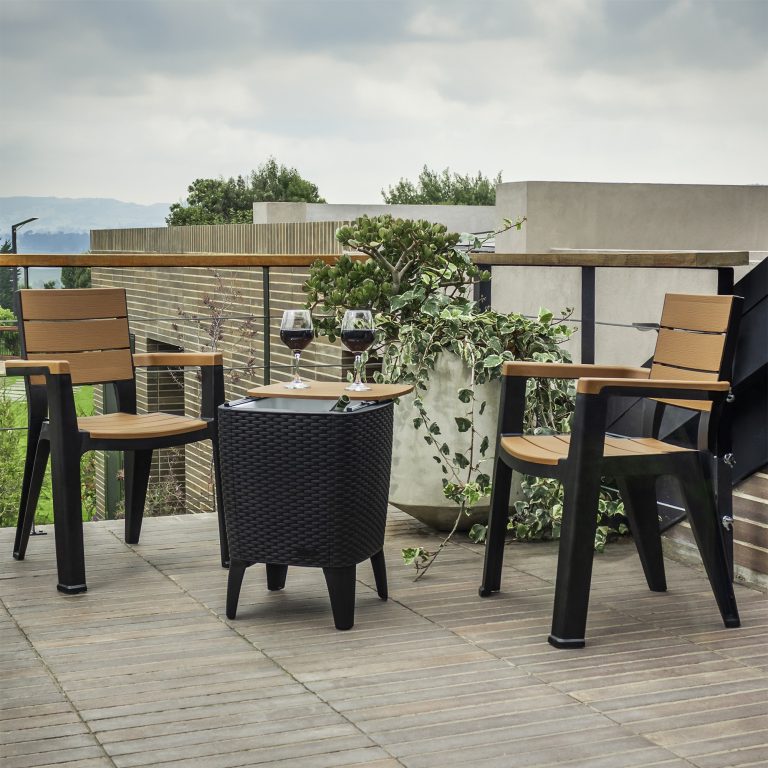 Set mesa hielera exterior