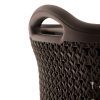 Cesto para Ropa Sucia 54L Tipo Crochet con Tapa