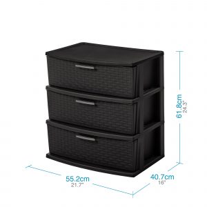 Cajonera plastica 3 niveles