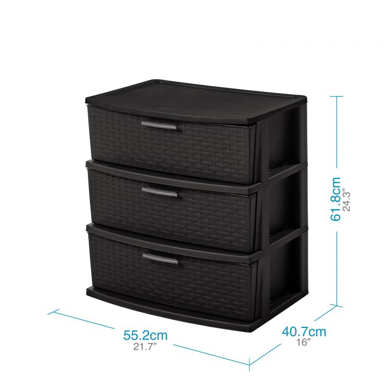 Cajonera plastica 3 niveles