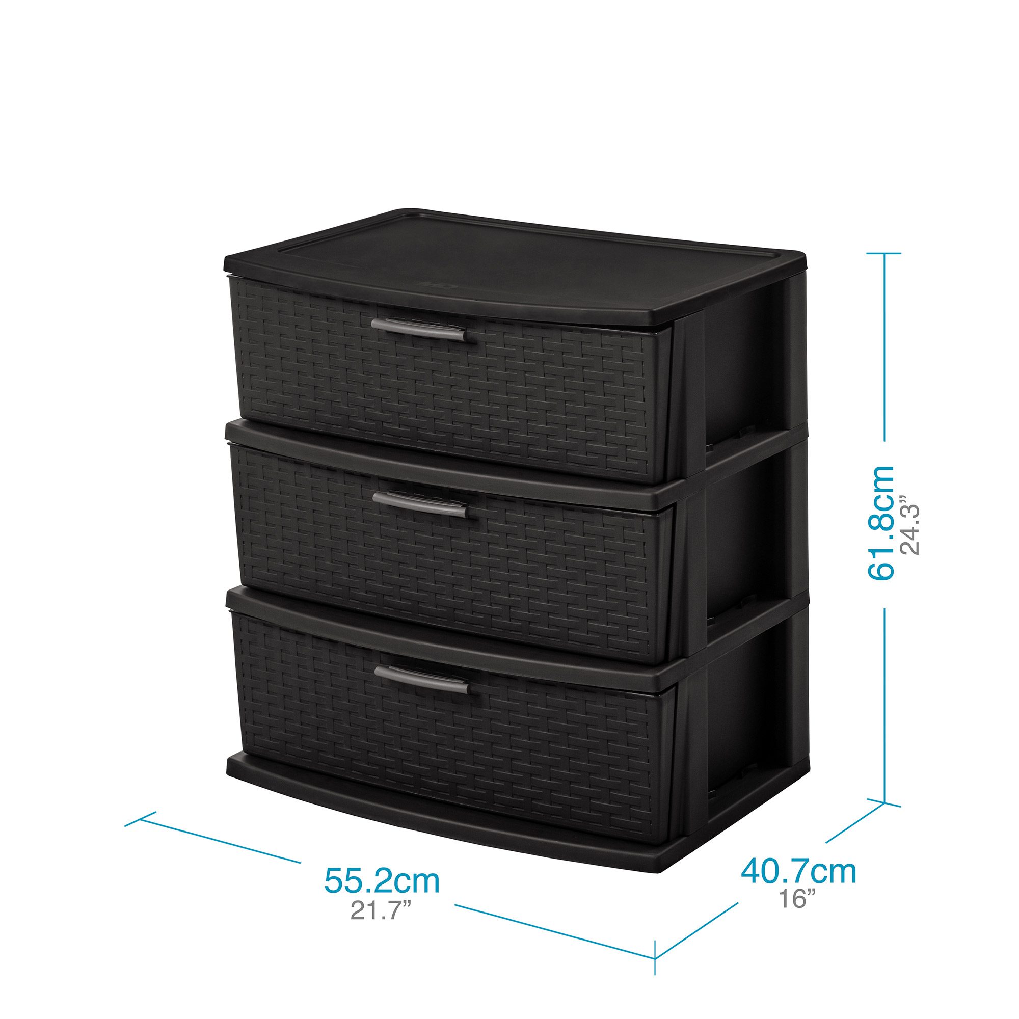 Cajonera plastica 3 niveles