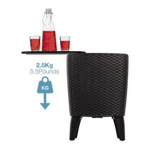 Sillas playeras y mesa