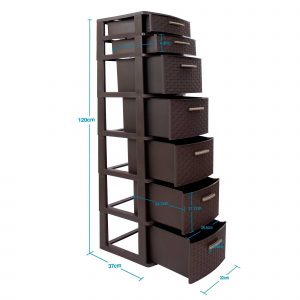 Cajonera 7 niveles plastica Cajonera 7 niveles plastica