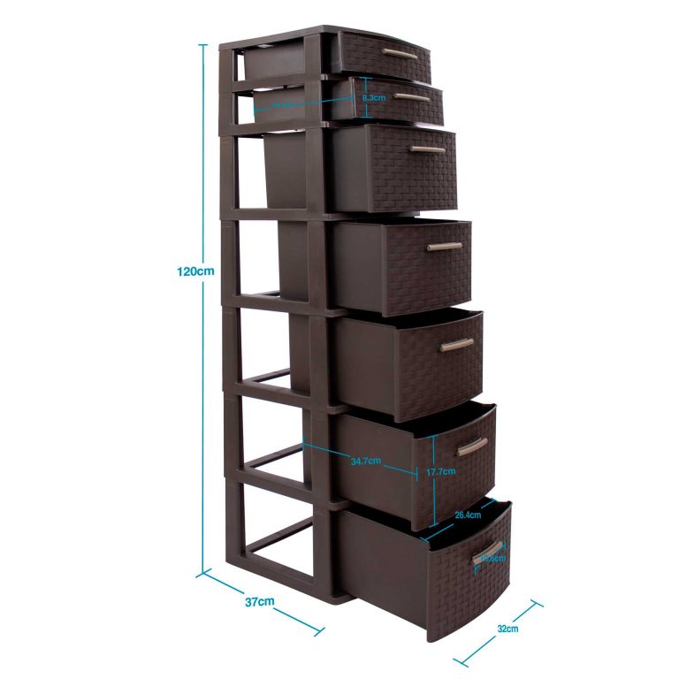 Cajonera 7 niveles plastica Cajonera 7 niveles plastica