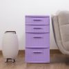 Cajonera modular 4 niveles tipo crochet plastico