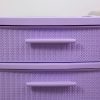 Cajonera modular 4 niveles tipo crochet plastico