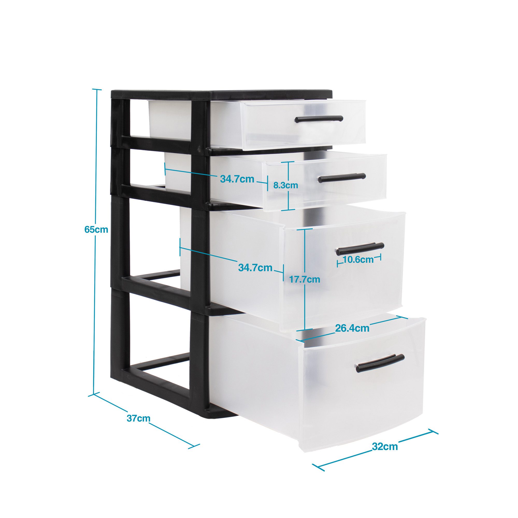 Cajonero modular 4 niveles