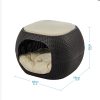 Casa para Mascotas con Cojines Lavables y Antifluido